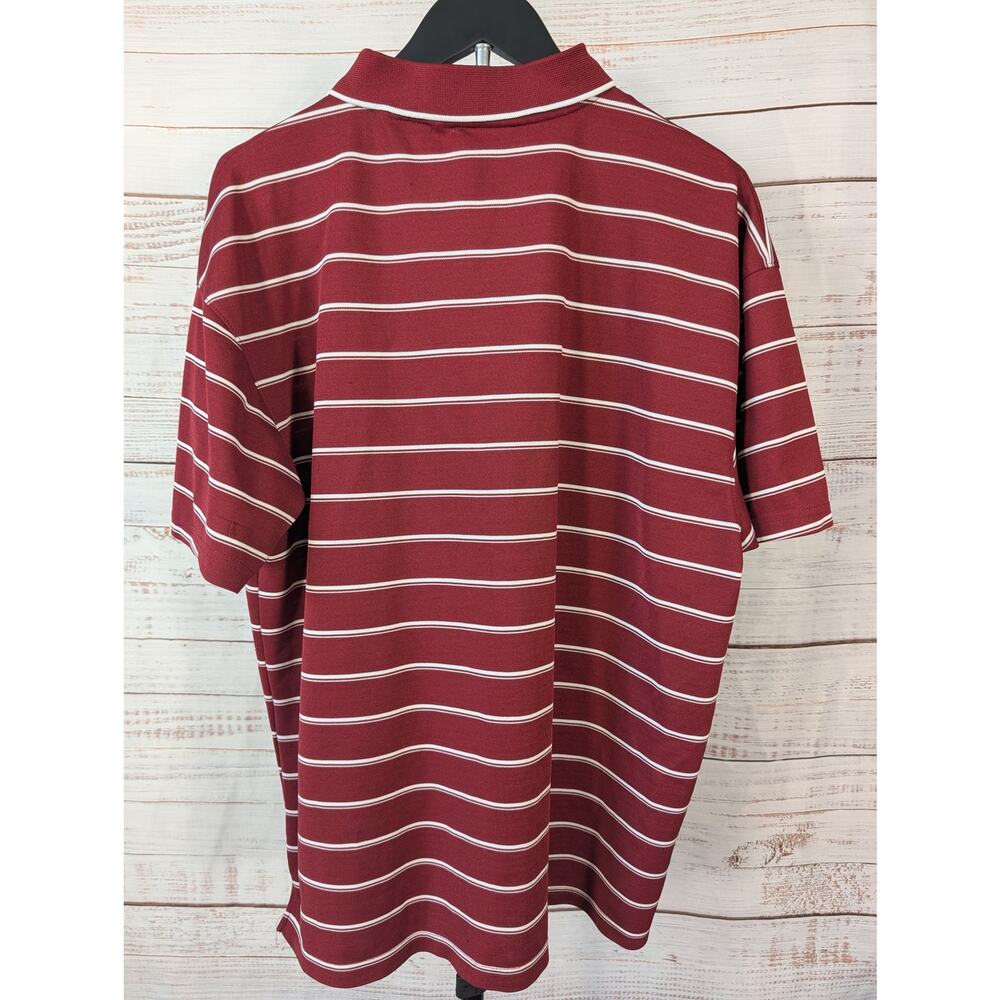 Gameday Crimson White Striped Golf Polo Shirt South Carolina Gamecocks XL - Picture 2 of 10